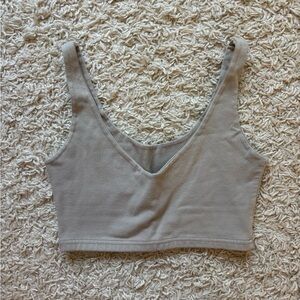 Brandy Melville Tan Reversible Crop Top